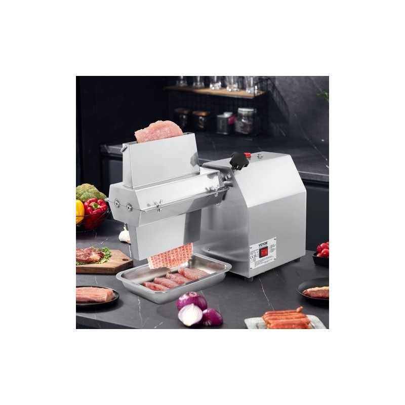 Sähköinen lihanmureuttaja 304-ruostumatonta terästä 750W 67 terää ammattikeittiöille