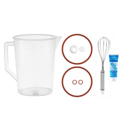 Jääslushikone ruostumaton teräs PC-muovi 2 x 12 L kahviloihin ravintoloihin