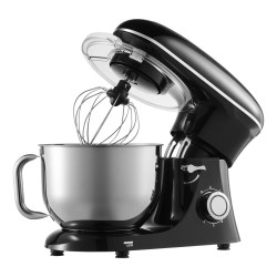 Yleiskone ruostumaton teräskulho 5,68 l 1400W musta 6 nopeutta