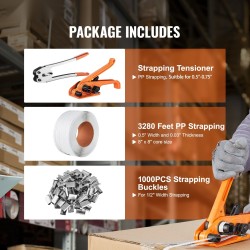 Vannekiristyssarja PP-vanne UV- ja kemikaalikestävä kiristin ja suljin