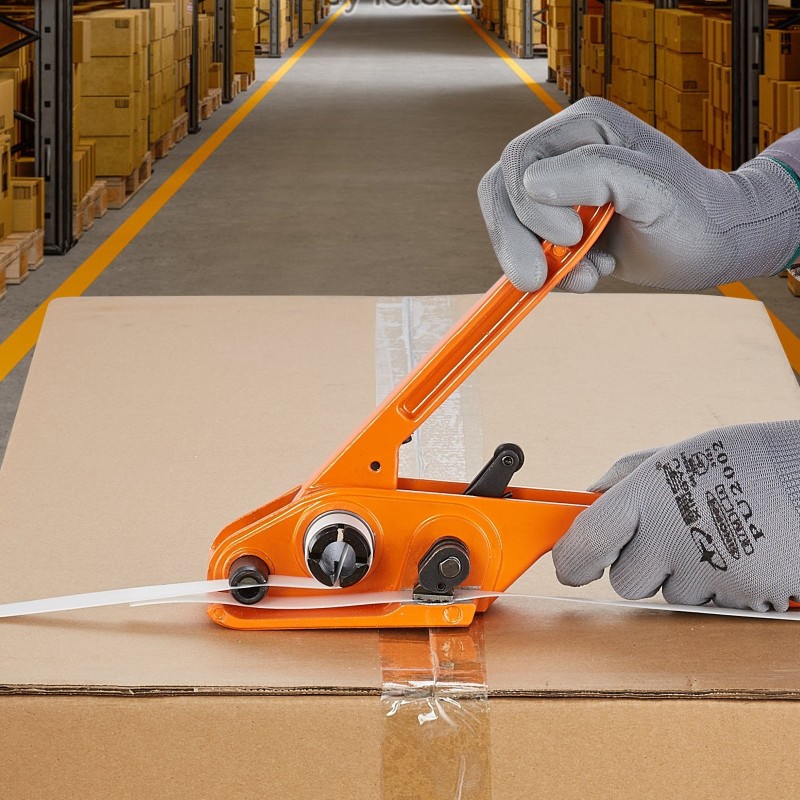 PP-sidontasarja 100 m nauha 100 nauhalukkoa kiristys- ja suljentatyökalu