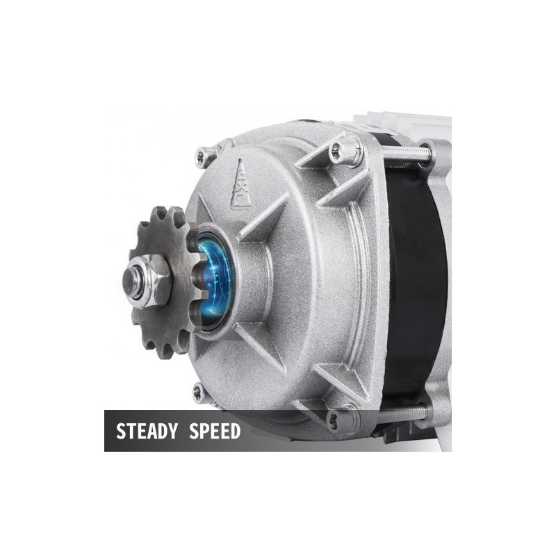 Harjaton tasavirtamoottori 48V 750W vaihdereduktiolla ja ohjaimella go-karttiin