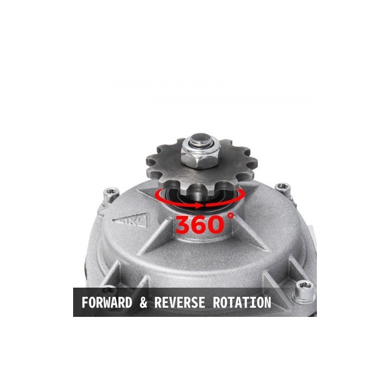 Harjaton tasavirtamoottori 48V 750W vaihdereduktiolla ja ohjaimella go-karttiin