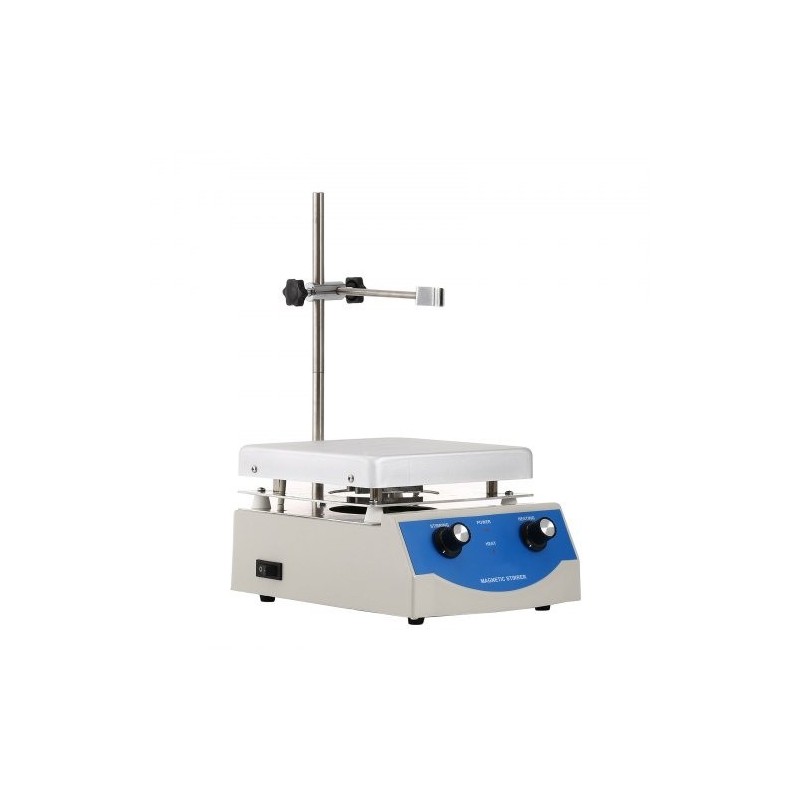 Magneettisekoittaja kuumalevyllä keraaminen työlevy 3000 ml kapasiteetti säädettävä sekoitusnopeus digitaalinen näyttö