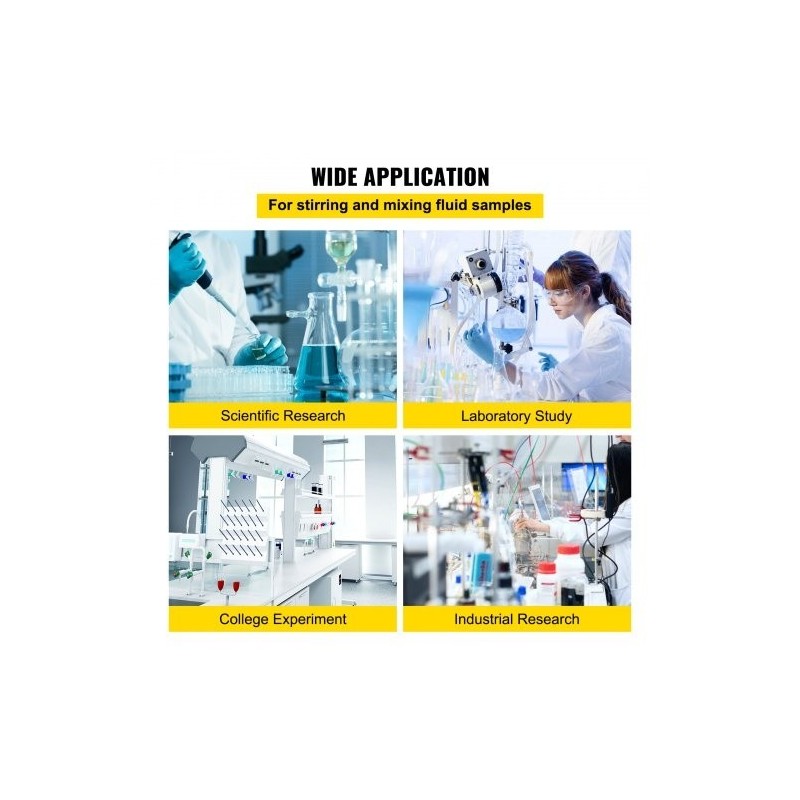 Magneettinen kuumalevysekoitin keraamisella pinnalla 2 litraa 200–2000 kierrosta laboratorioon