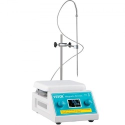 Magneettinen kuumalevysekoitin keraamisella pinnalla 2 litraa 200–2000 kierrosta laboratorioon