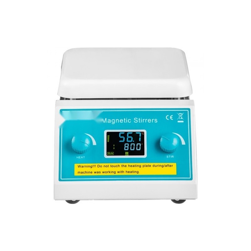 Magneettisekoittaja keraamisella kuumalevyllä digitaalinen 2 l laboratorioon 200–2000 r/min 300 °C