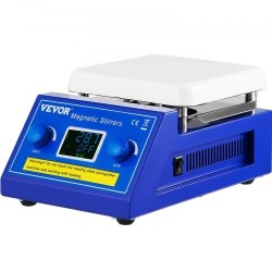 Magneettisekoittaja keraamisella kuumalevyllä 5 L kapasiteetti 200 2000 r min enimmäislämpötila 320 C LED näyttö