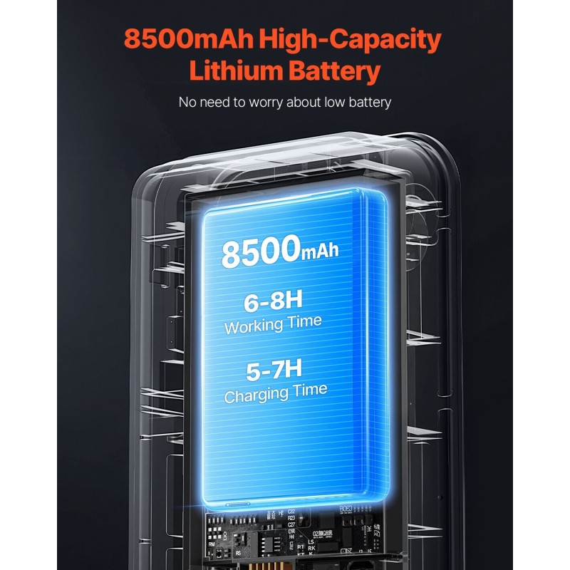 Viemärikamera 50 m kaapelilla 4,3-tuumainen näyttö IP68 6 LED-valolla 16GB muistikortti