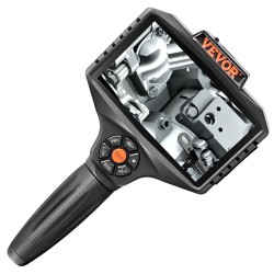 Kolmilinssinen tarkastuskaamera 5 metrin kaapelilla 5 tuuman näyttö täysteräväpiirto 8 kertainen zoomaus