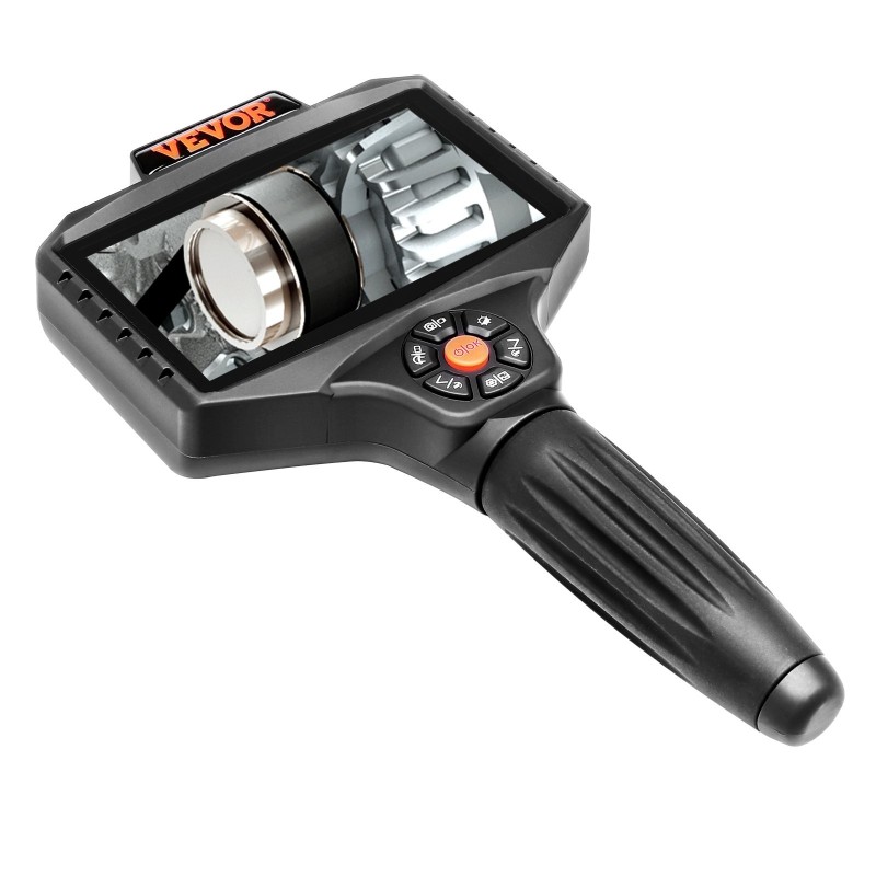 Kolmilinssinen tarkastuskaamera 5 metrin kaapelilla 5 tuuman näyttö täysteräväpiirto 8-kertainen zoomaus