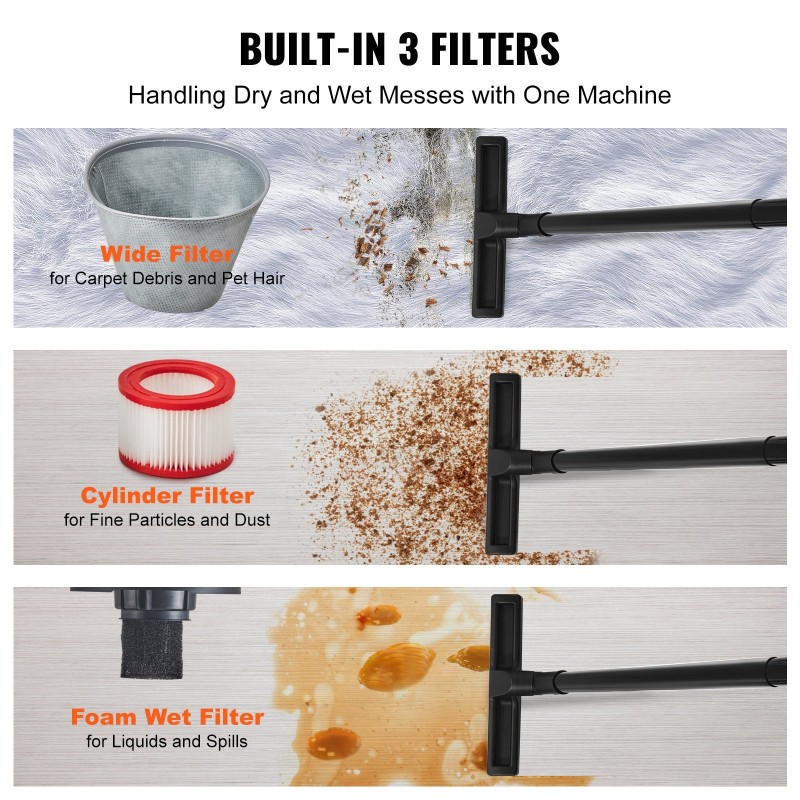 Märkä- ja kuivaimuri 18 litraa 1200 wattia puhallintoiminnolla lattiasuulakkeella