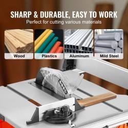 Pöytäsaha puulle 1800 W 625 mm pitkittäiskapasiteetti 85 mm leikkuusyvyys