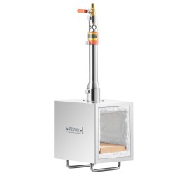 Siirrettävä propaanitaontauuni 1-poltin neliöpolttokammio modulaarinen 201-ruostumaton teräs 1427°C