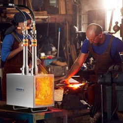 Kannettava propaanitaontauuni neliönmuotoinen 201-ruostumaton teräs kaksipolttiminen 1427 °C