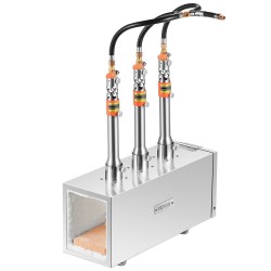 Propaanitaontauuni kolmipolttiminen suuri neliökammio 201-ruostumaton teräs 1427°C veitsien taontaan