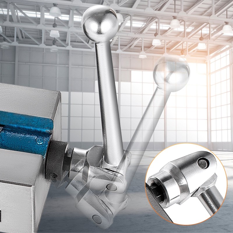 Penkkipuristin QT500 pallografiittivalurauta 100 mm leukojen leveys kiinteä leuka jyrsinkoneisiin