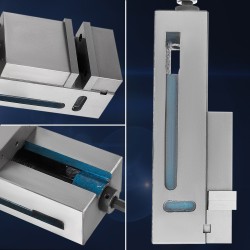 Penkkipuristin QT500 pallografiittivalurauta 100 mm leukojen leveys kiinteä leuka jyrsinkoneisiin