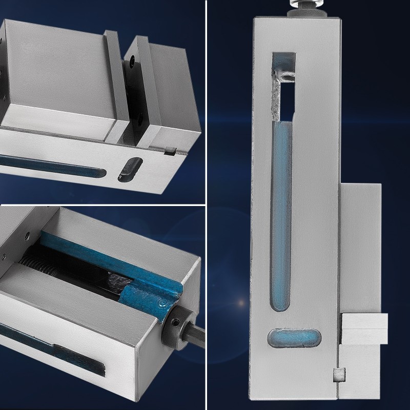 Penkkipuristin QT500 pallografiittivalurauta 100 mm leukojen leveys kiinteä leuka jyrsinkoneisiin