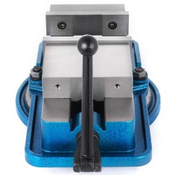 Penkkipuristin pallografiittivalurauta 80 mm karkaistut leuat 360 kääntyvä jalusta jyrsintään ja poraukseen