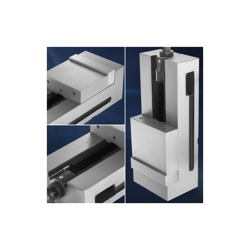 Tarkkuusruuvipenkki 150 mm leuan leveys harmaa valurauta kiinteä leuka koneistukseen