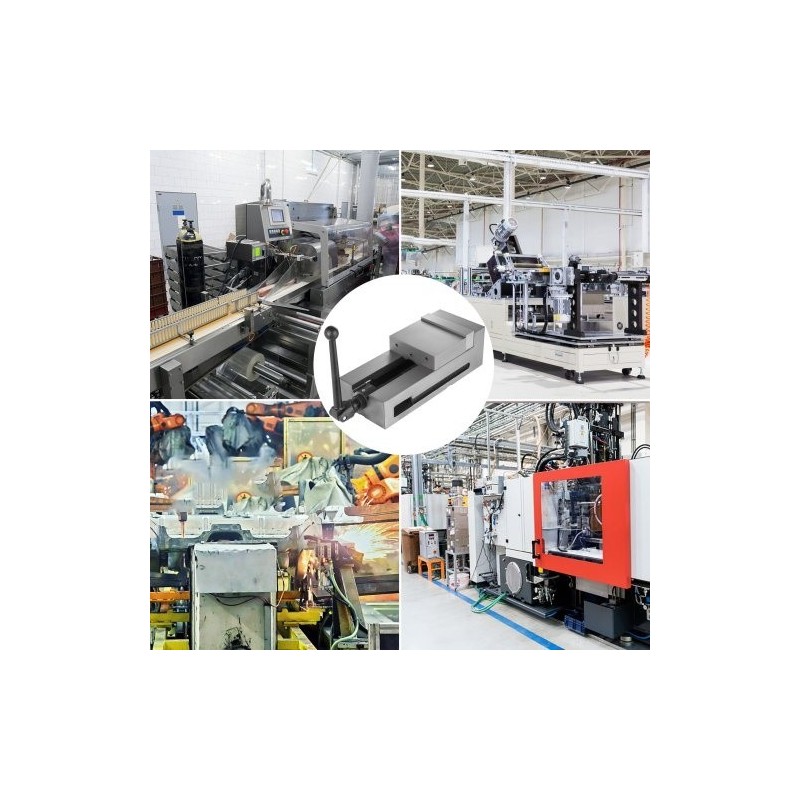 Tarkkuusruuvipenkki 150 mm leuan leveys harmaa valurauta kiinteä leuka koneistukseen