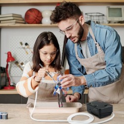Kynäruiskusarja kannettava kompressorilla kaksitoiminen kupari ja alumiini elintarvikekäyttöön