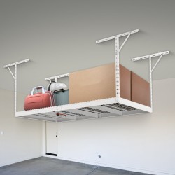 Kattokiinnitteinen autotallin säilytyshylly kylmävalssattu teräs 48x96 tuumaa säädettävä 22-40 tuumaa 272 kg