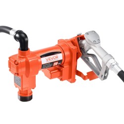 Räjähdyssuojattu polttoaineensiirtopumppu 12 V 76 l/min alumiiniseos 4 m poistoletku manuaalinen suutin