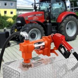 Polttoaineensiirtopumppusarja 12V 75,7 l/min räjähdyssuojattu automaattinen pistooli 4 m poistoletku