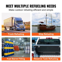 Polttoaineensiirtopumppu 12 V 75,7 l/min 0,25 hv valurauta alumiiniseos keräyslaatikolla