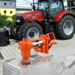 Polttoaineensiirtopumppu 12 V 75,7 l/min 0,25 hv valurauta alumiiniseos keräyslaatikolla