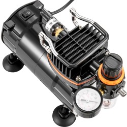 Kynäruiskusarja kompaktilla kompressorilla kaksitoiminen painovoimasyöttö 3 suutinsarjaa elintarvikekäyttöön