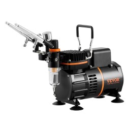 Airbrush setti 3 airbrushia suutinkoot 0 2 0 3 0 8 mm kaksituulettiminen kompressori kakkukoristeluun