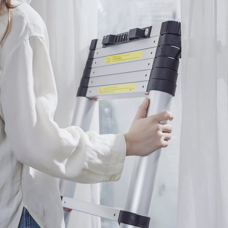 Teleskooppinen alumiinitikas 381 cm pidentettävä kokoon taittuva kannettava