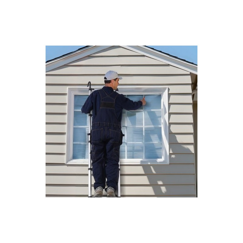 Teleskooppitikas alumiinirunkoinen 5,0 m 170 kg kantavuus monipainikejärjestelmällä liukuestejaloilla