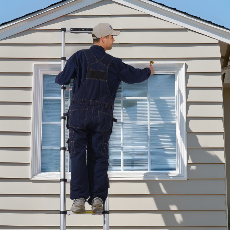Teleskooppitikkaat alumiinirakenteiset maksimikorkeus 2600 mm 170 kg kantavuus 9 askelta