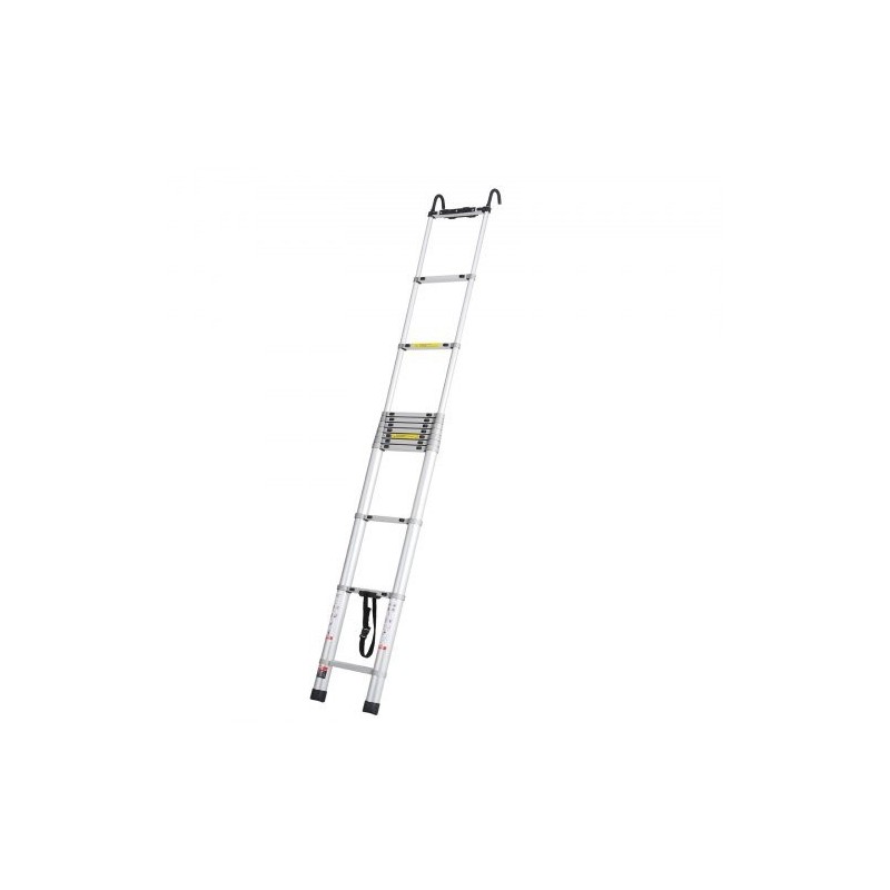 Teleskooppitikkaat alumiiniseos 5036 mm 190 kg kokoontaittuva monipainikkeinen lukitus