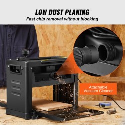 Penkkitasohöylä 33 cm työleveys 1800 watin moottori kaksiteräinen yksinopeus jatketulla sisäänsyöttöpöydällä