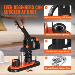 Nappikone muovinen 32 mm stanssilla käyttövalmis 500 kpl nappiosia