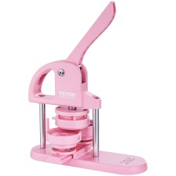 Pinssikone muovinen ergonominen kahva muotit 25 32 58 mm 300 kpl osia vaaleanpunainen