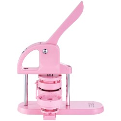 Pinssikone muovinen ergonominen kahva muotit 25/32/58 mm 300 kpl osia vaaleanpunainen