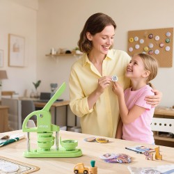 Nappikone 58 mm ABS 100 kpl napin osia vihreä ergonominen kahva