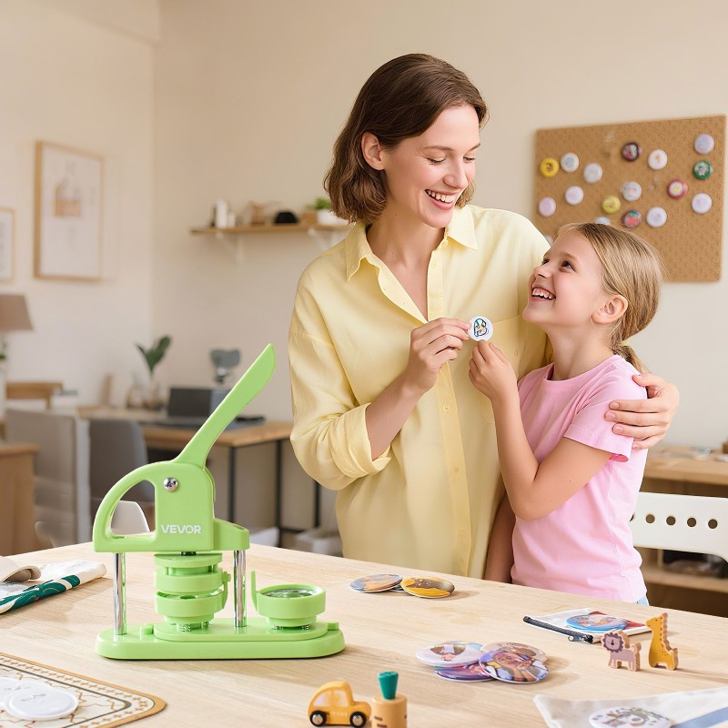 Nappikone 58 mm ABS 100 kpl napin osia vihreä ergonominen kahva