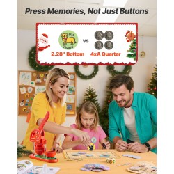 Nappikone muovinen 58 mm 100 kpl nappiosia ympyräleikkurilla ergonomisella kahvalla