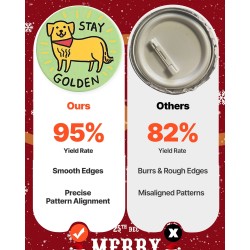 Nappikone muovinen 58 mm 100 kpl nappiosia ympyräleikkurilla ergonomisella kahvalla