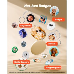 Nappikone muovinen 58 mm 100 kpl nappiosia ympyräleikkurilla ergonomisella kahvalla