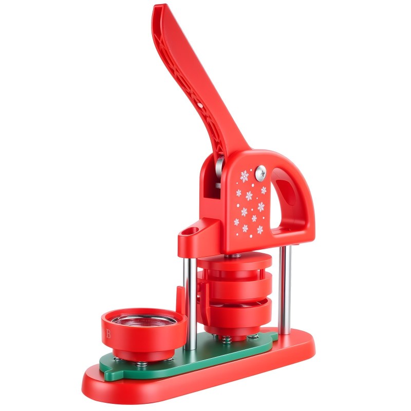 Nappikone muovinen 58 mm 100 kpl nappiosia ympyräleikkurilla ergonomisella kahvalla