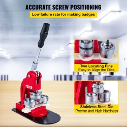 Nappikone 44 mm täysmetallinen 1000 nappisarjaa rintamerkkien valmistukseen