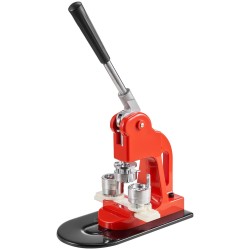 Nappimerkkikone 25 mm manuaalinen rautarunko ABS-muovi 500 osaa ympyräleikkuri taikakirja